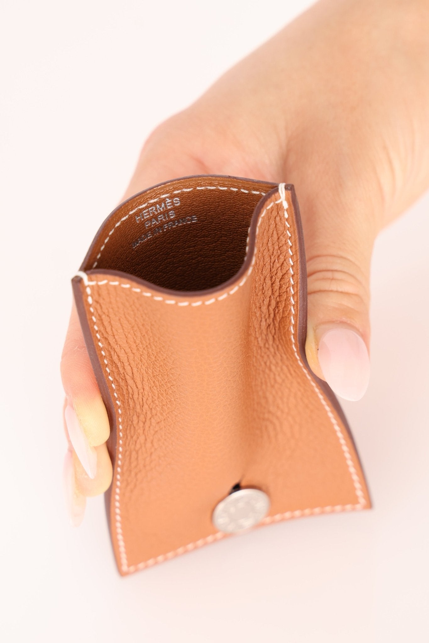 Hermès 2023 Gold Diabolo Cardholder PHW - FashioNica