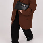 Hermès 2023 Noir Chevre Chamkila Kelly Elan GHW - FashioNica