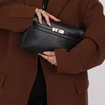 Hermès 2023 Noir Chevre Chamkila Kelly Elan GHW - FashioNica