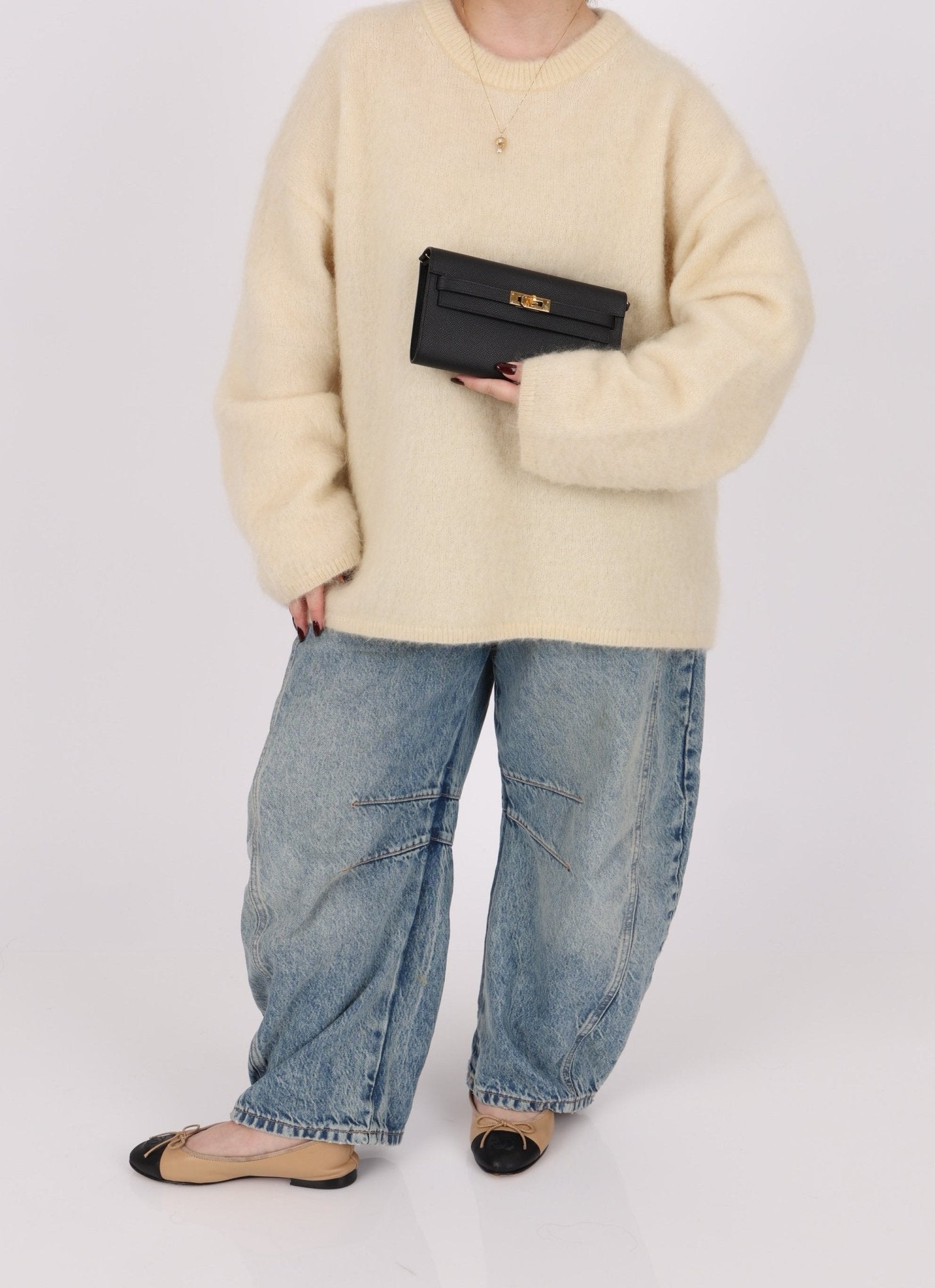 Hermès 2023 Noir Epsom Kelly To Go Wallet GHW - FashioNica