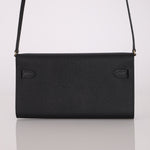 Hermès 2023 Noir Epsom Kelly To Go Wallet GHW - FashioNica