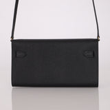 Hermès 2023 Noir Epsom Kelly To Go Wallet GHW - FashioNica