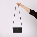Hermès 2023 Noir Epsom Kelly To Go Wallet GHW - FashioNica