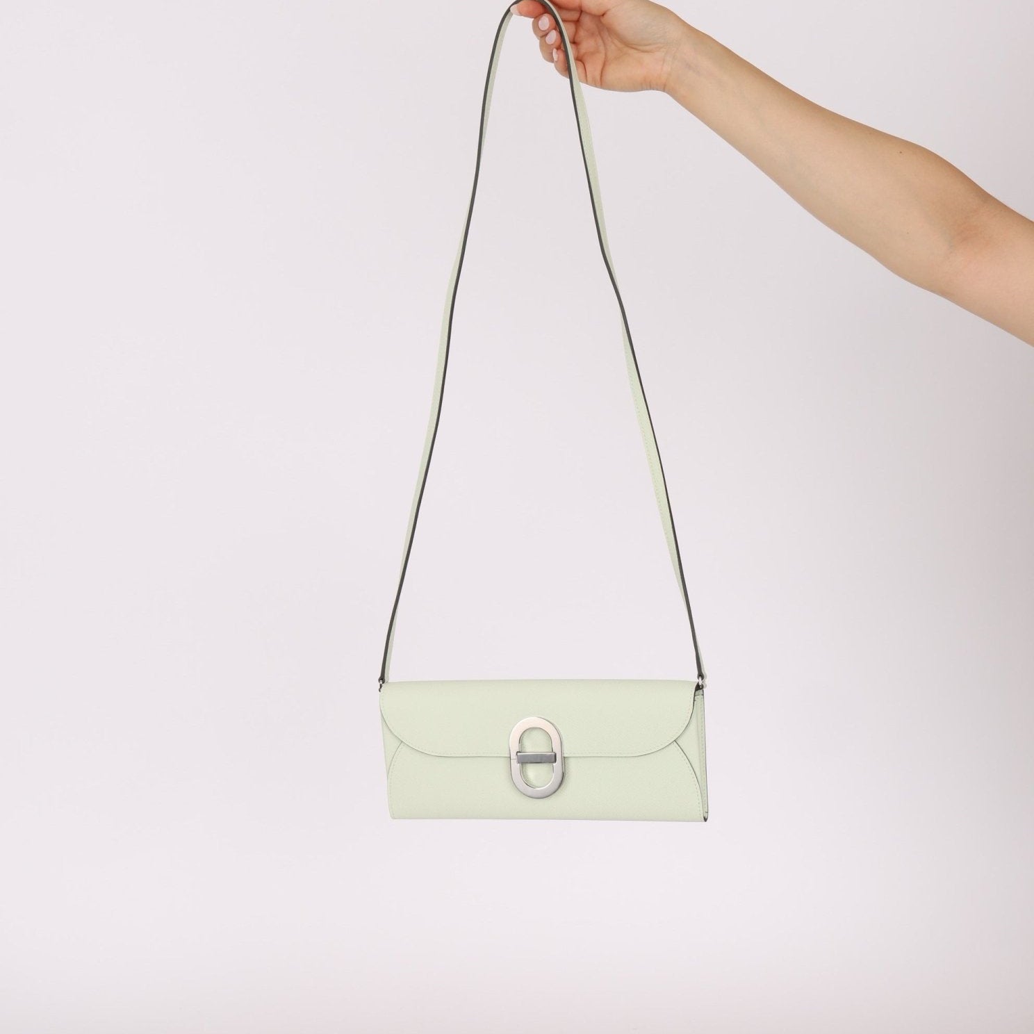 Hermès 2023 Vert Fizz Chaine d’Ancre To Go Wallet Epsom PHW - FashioNica