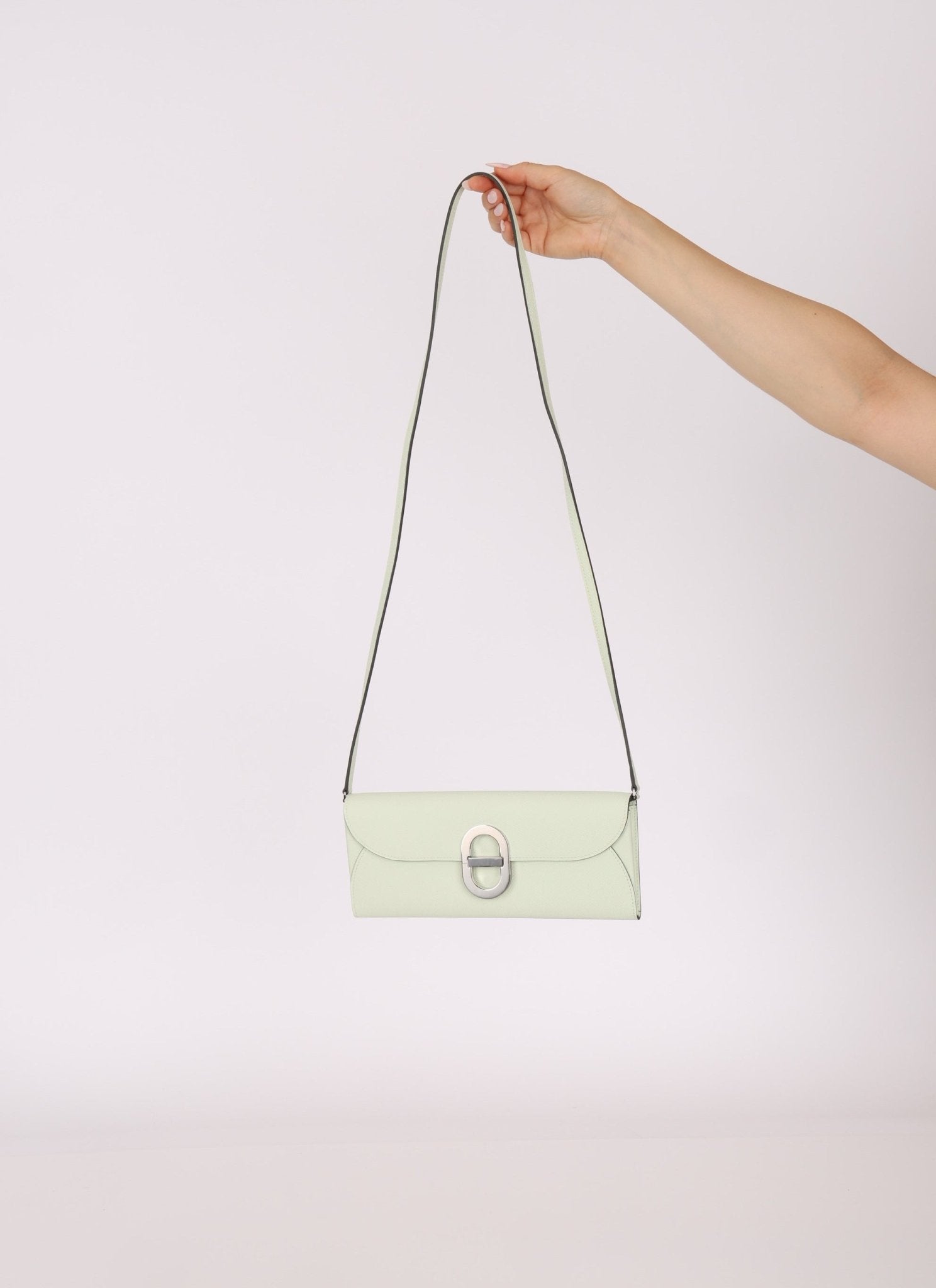 Hermès 2023 Vert Fizz Chaine d’Ancre To Go Wallet Epsom PHW - FashioNica