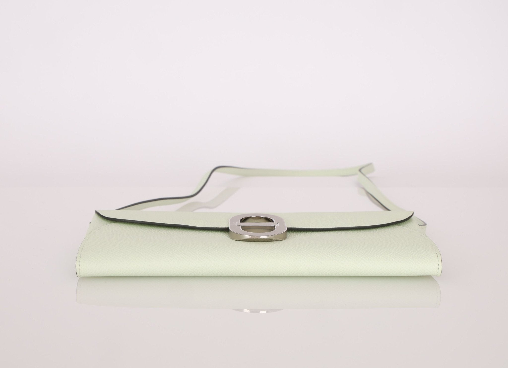 Hermès 2023 Vert Fizz Chaine d’Ancre To Go Wallet Epsom PHW - FashioNica