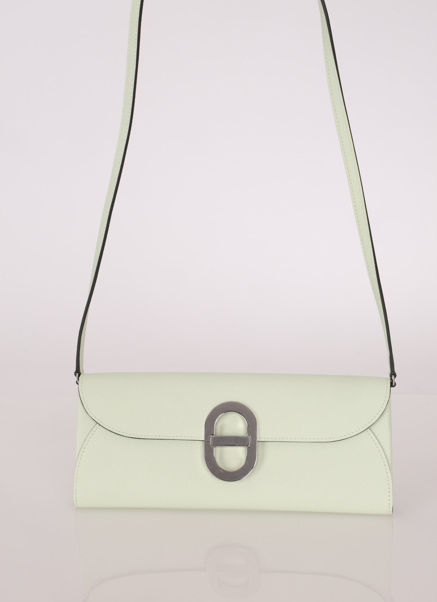 Hermès 2023 Vert Fizz Chaine d’Ancre To Go Wallet Epsom PHW - FashioNica