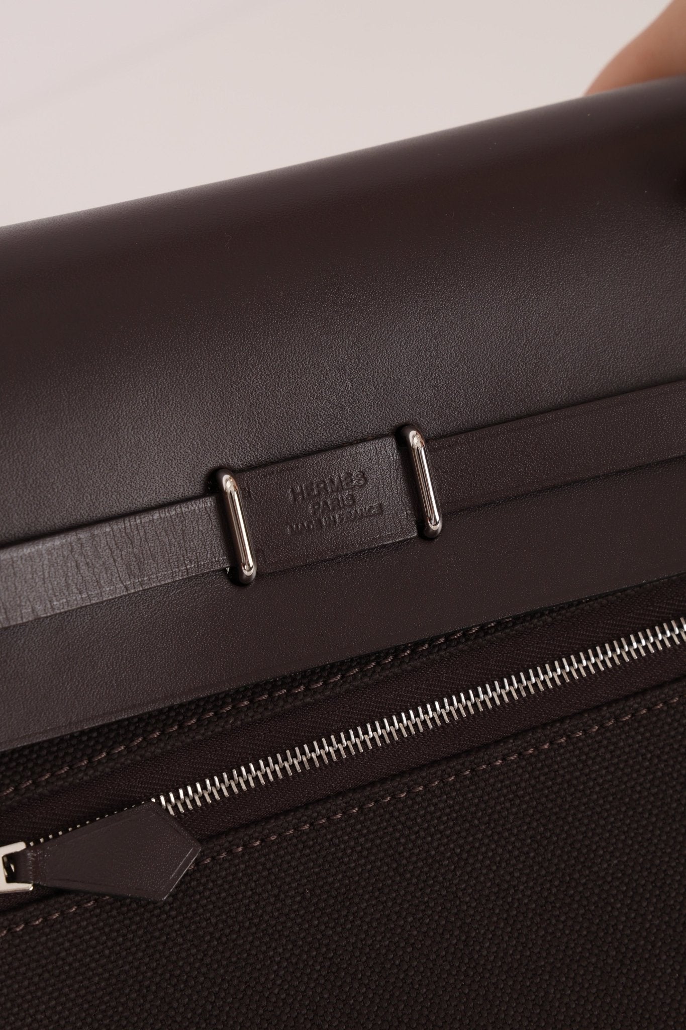 Hermès 2025 Ebene Herbag Zip 20 PHW - FashioNica