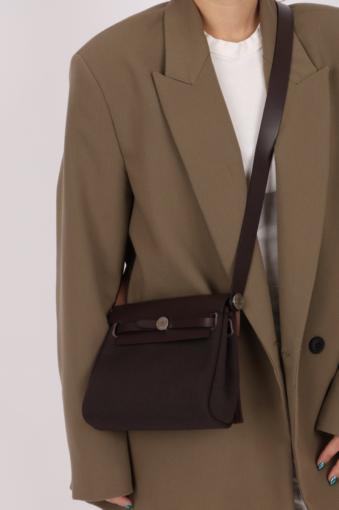 Hermès 2025 Ebene Herbag Zip 20 PHW - FashioNica