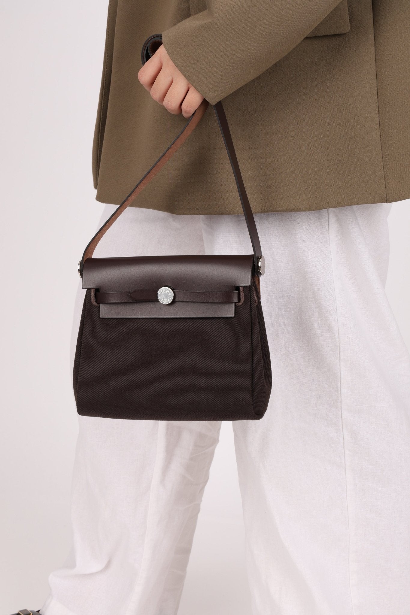 Hermès 2025 Ebene Herbag Zip 20 PHW - FashioNica