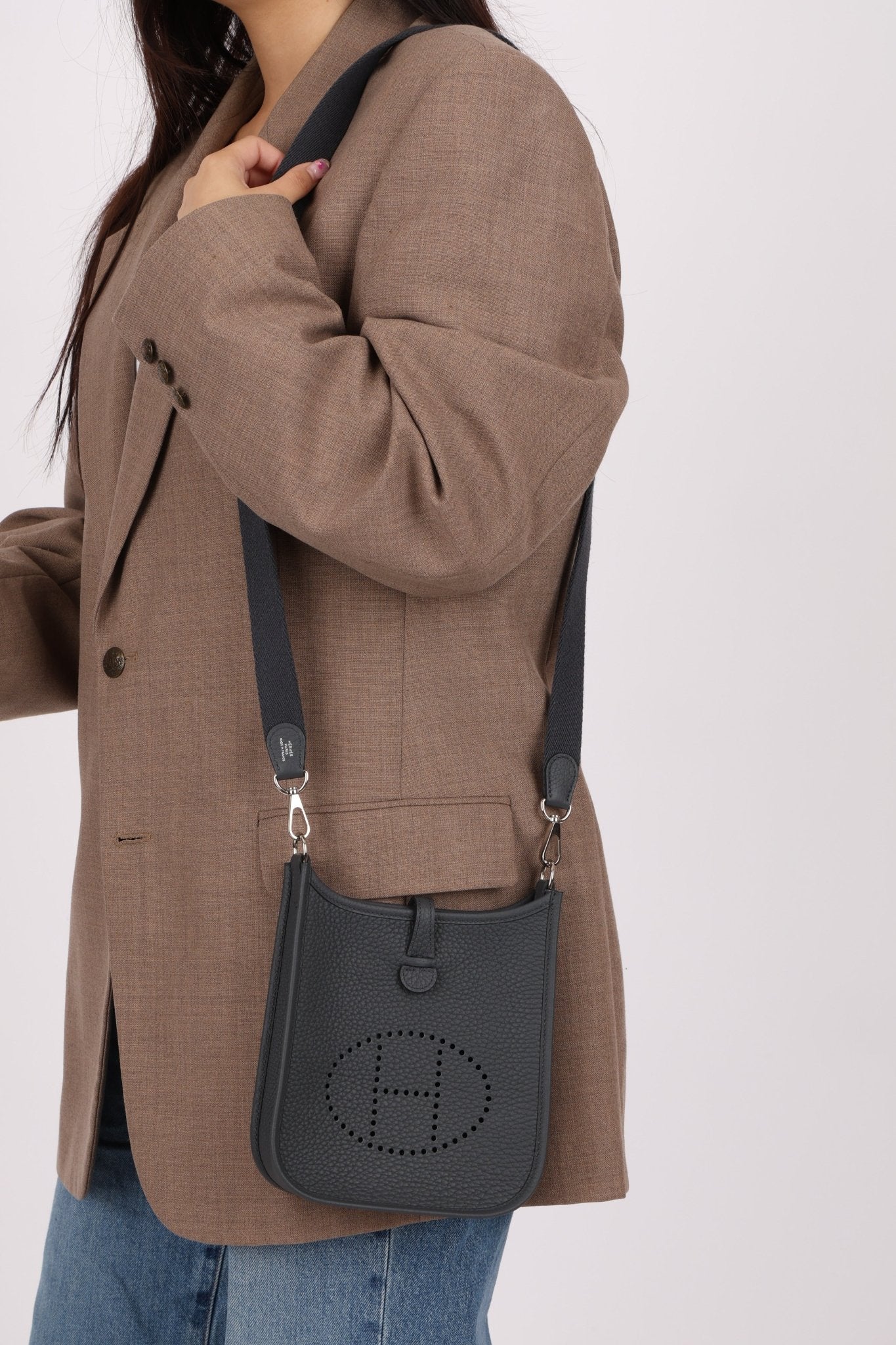 Hermès 2025 Gris Misty Clemence Evelyne TPM - FashioNica