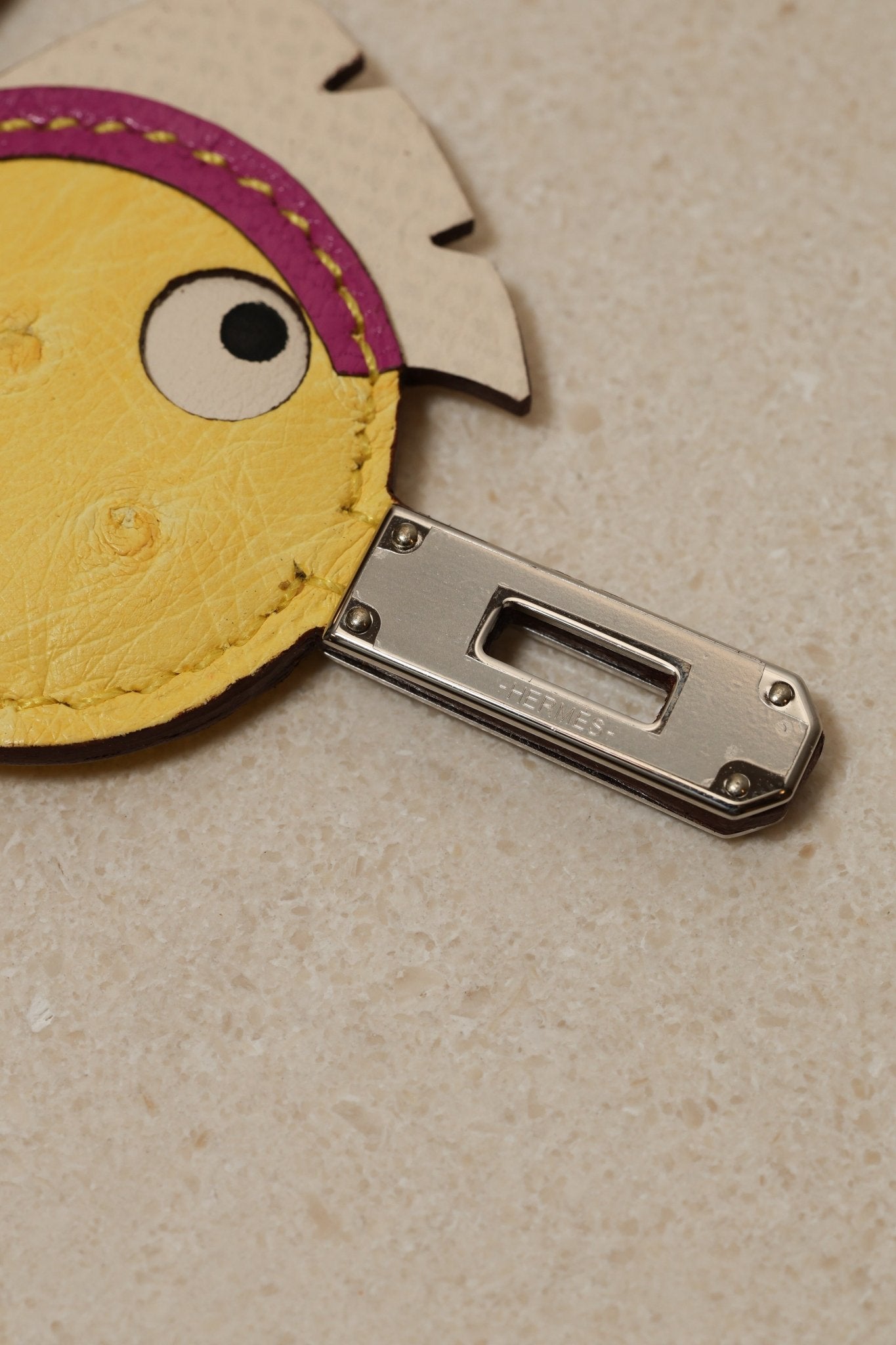 Hermès 2025 Ostrich & Swift Birdy Charm Touch PHW - FashioNica