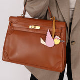 Hermès 2025 Ostrich & Swift Birdy Charm Touch PHW - FashioNica