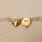 Hermès Clou de Selle Clip - On Earrings 18K GP - FashioNica