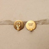 Hermès Clou de Selle Clip - On Earrings 18K GP - FashioNica