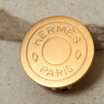 Hermès Clou de Selle Clip - On Earrings 18K GP - FashioNica
