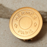 Hermès Clou de Selle Clip - On Earrings 18K GP - FashioNica