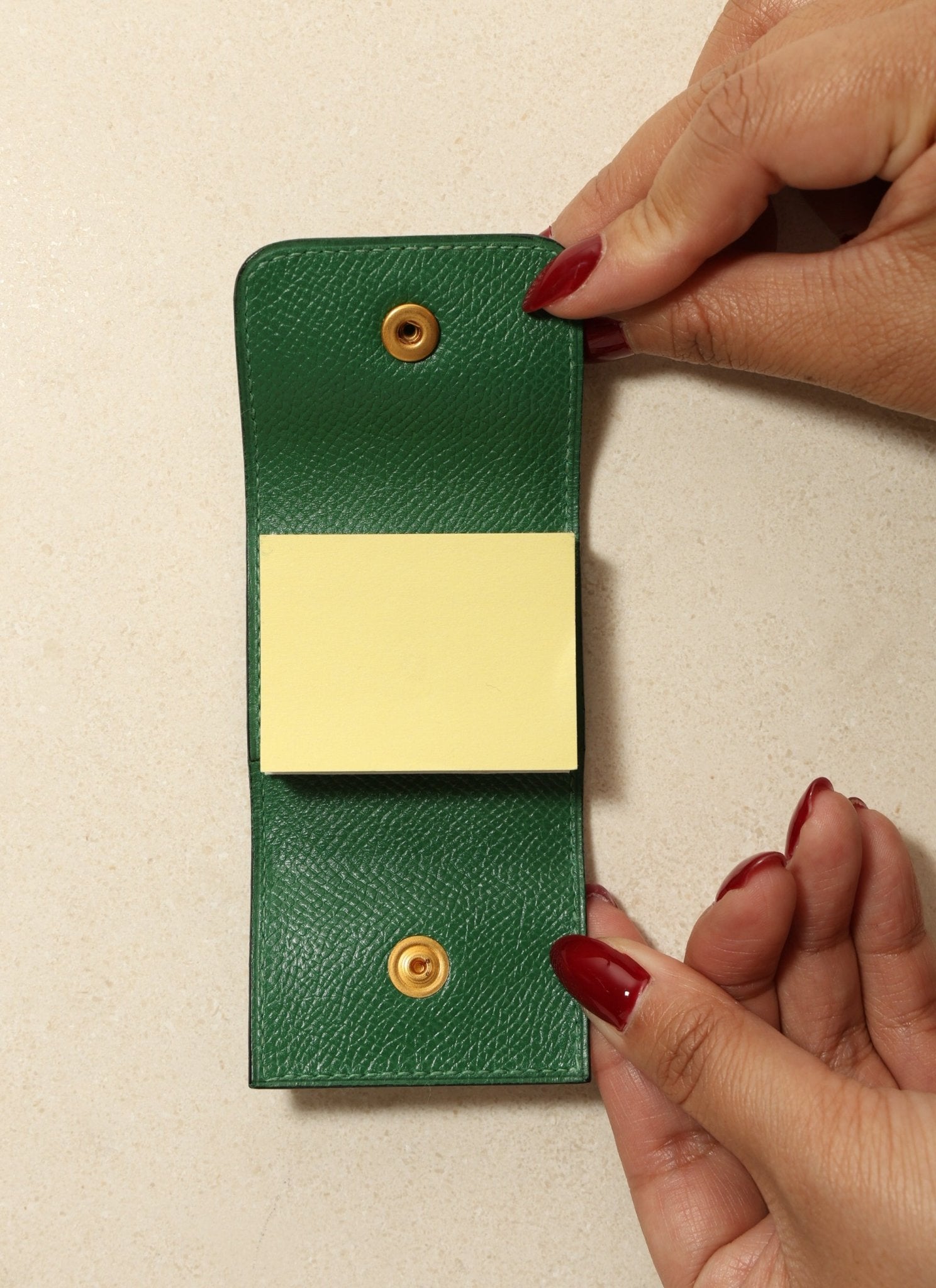 Hermès Courchevel Sticky Note Holder - FashioNica