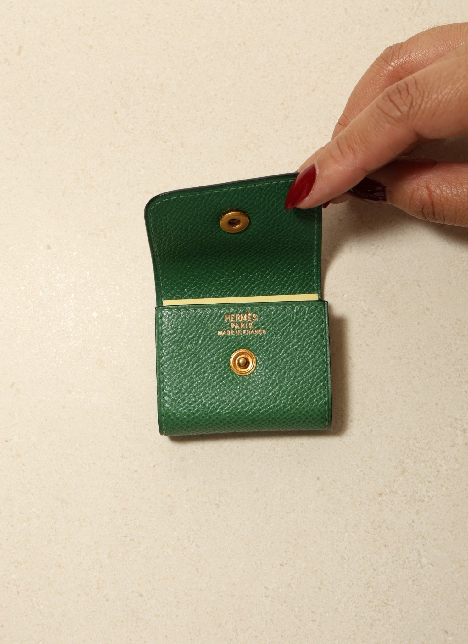 Hermès Courchevel Sticky Note Holder - FashioNica