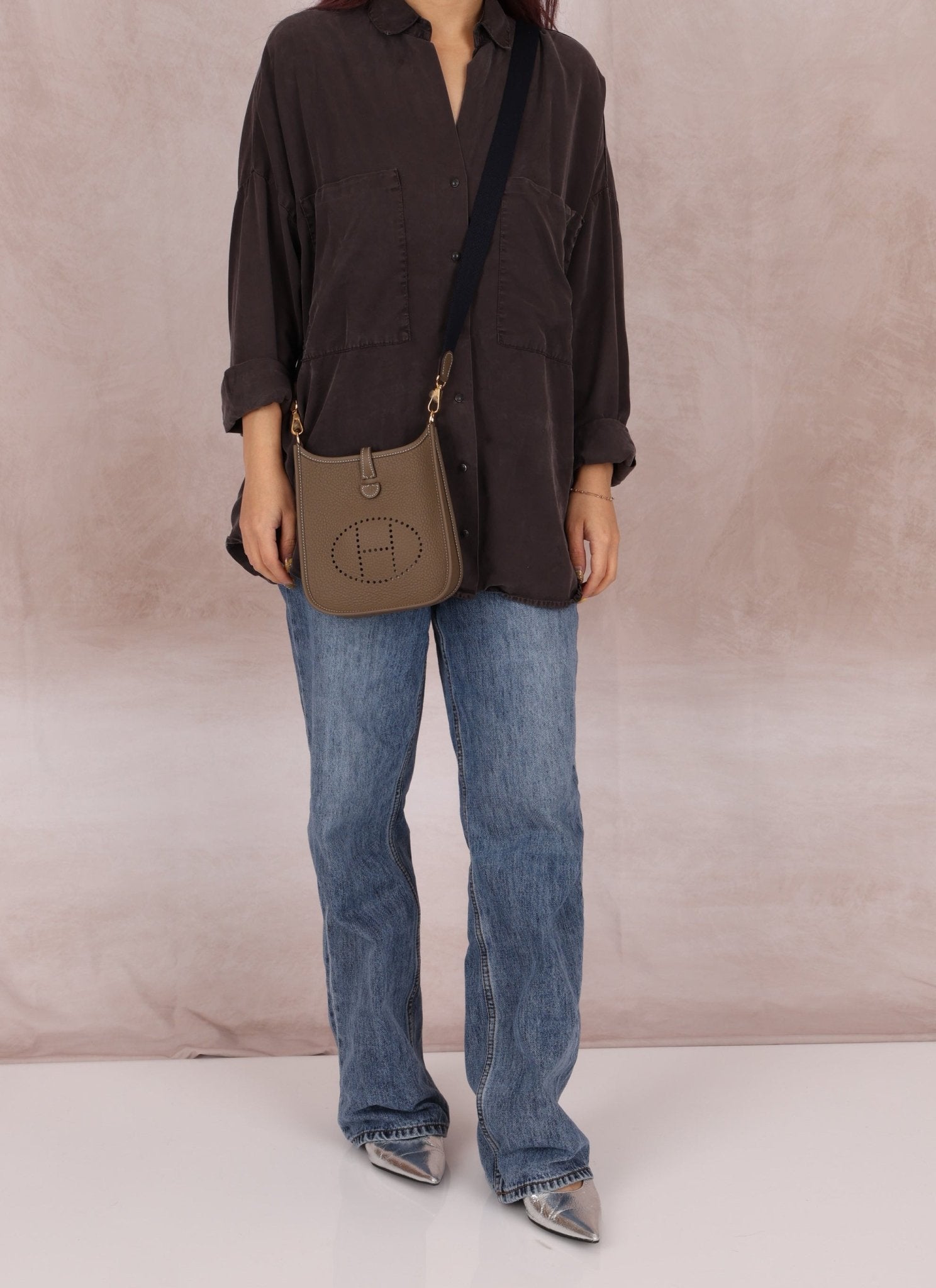 Hermes Evelyne Etoupe 16 Amazone Clemence Crossbody Gen III - FashioNica