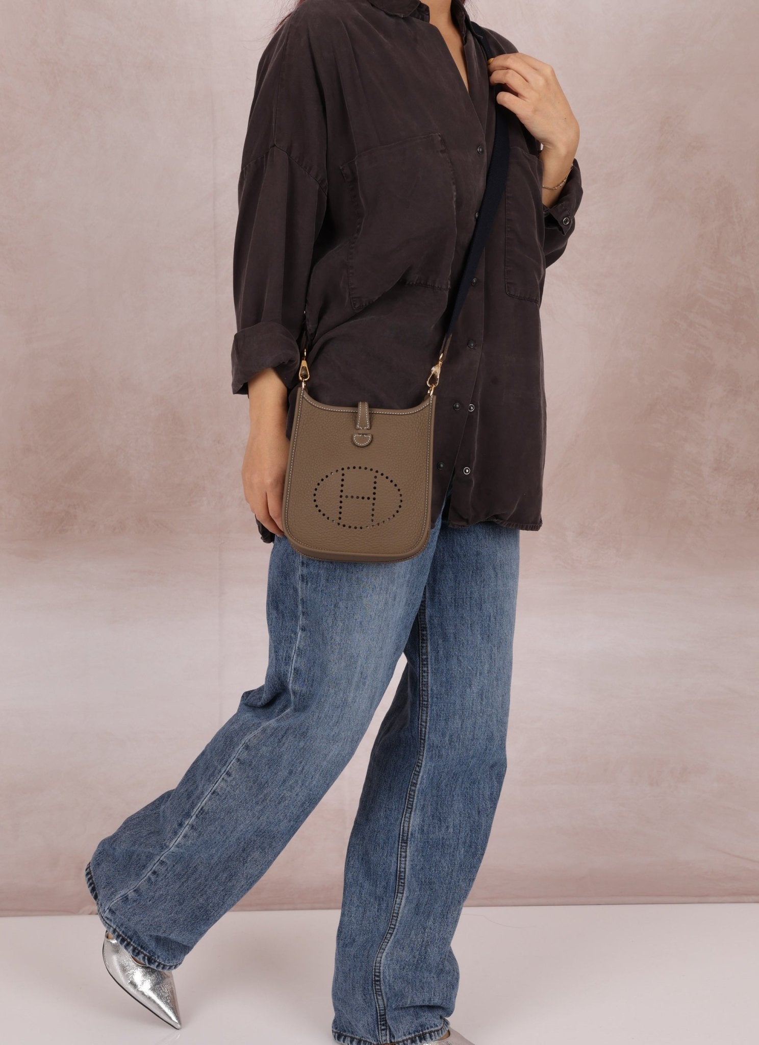 Hermes Evelyne Etoupe 16 Amazone Clemence Crossbody Gen III - FashioNica