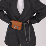 Hermès Gold Epsom Constance Slim Wallet w/ Custom Strap PHW - FashioNica