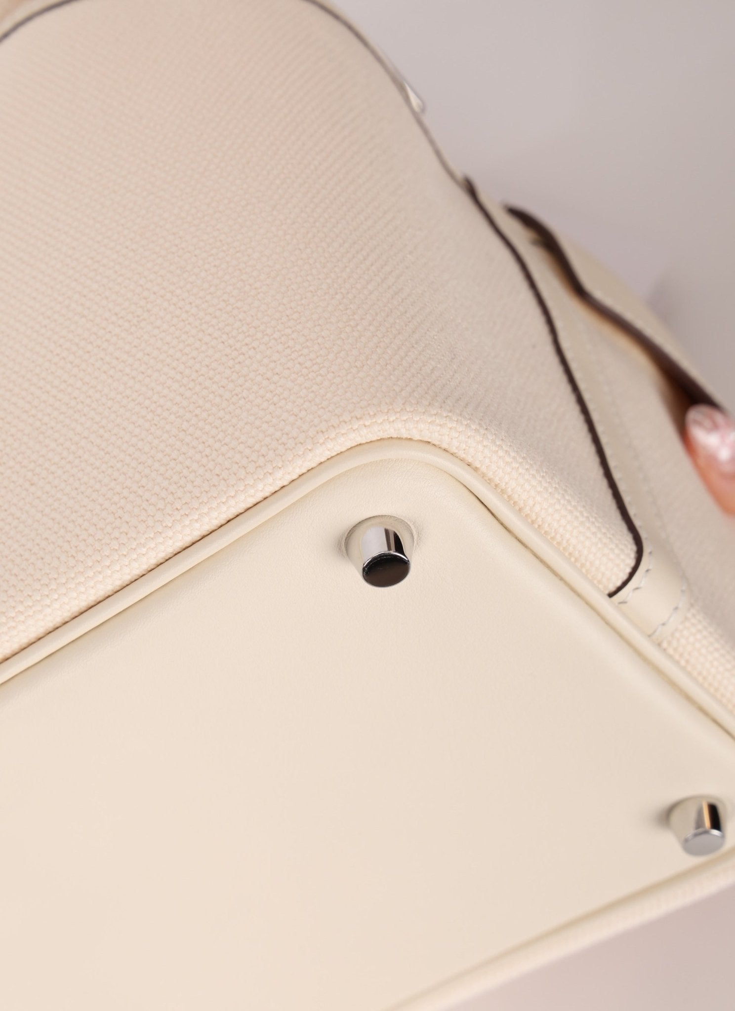 Hermès Nata Toile Goeland Swift Cargo Picotin 18 PHW - FashioNica