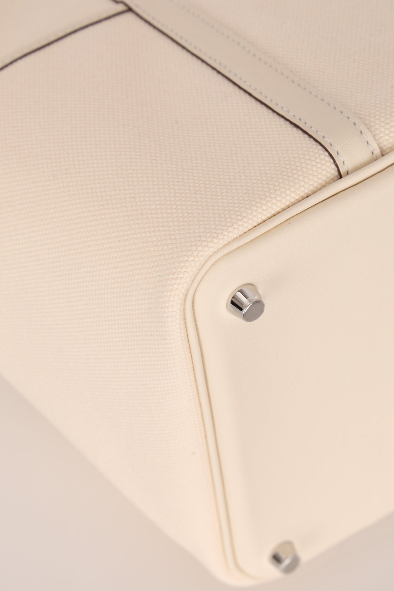 Hermès Nata Toile Goeland Swift Cargo Picotin 18 PHW - FashioNica