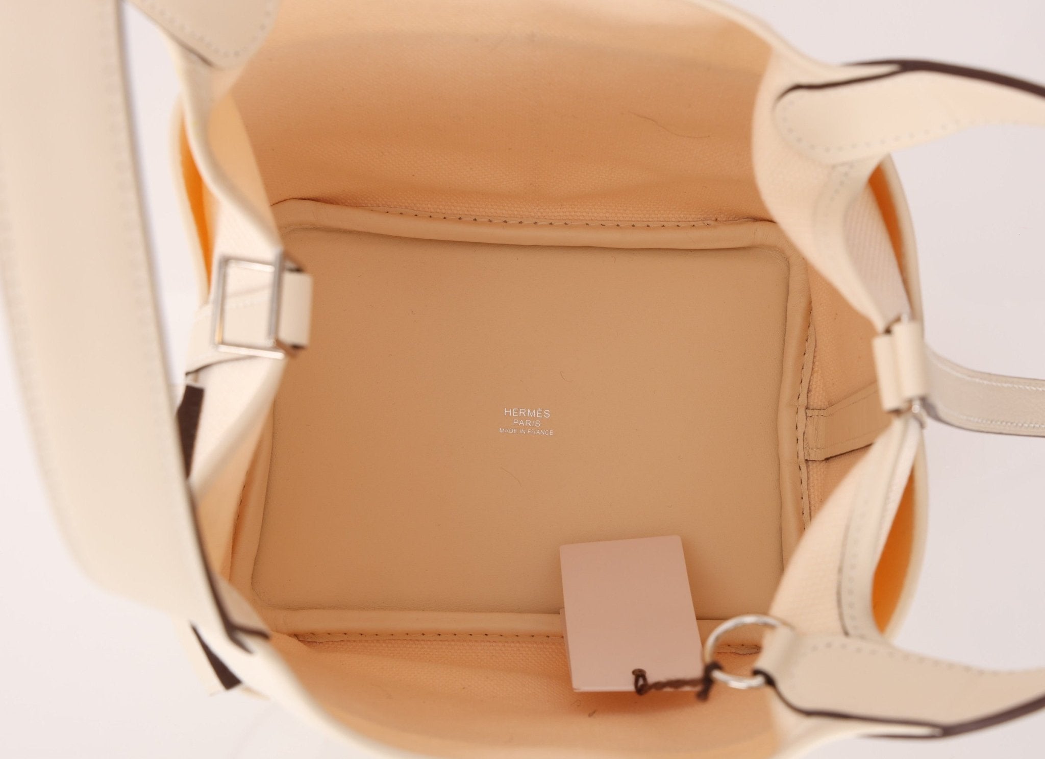 Hermès Nata Toile Goeland Swift Cargo Picotin 18 PHW - FashioNica