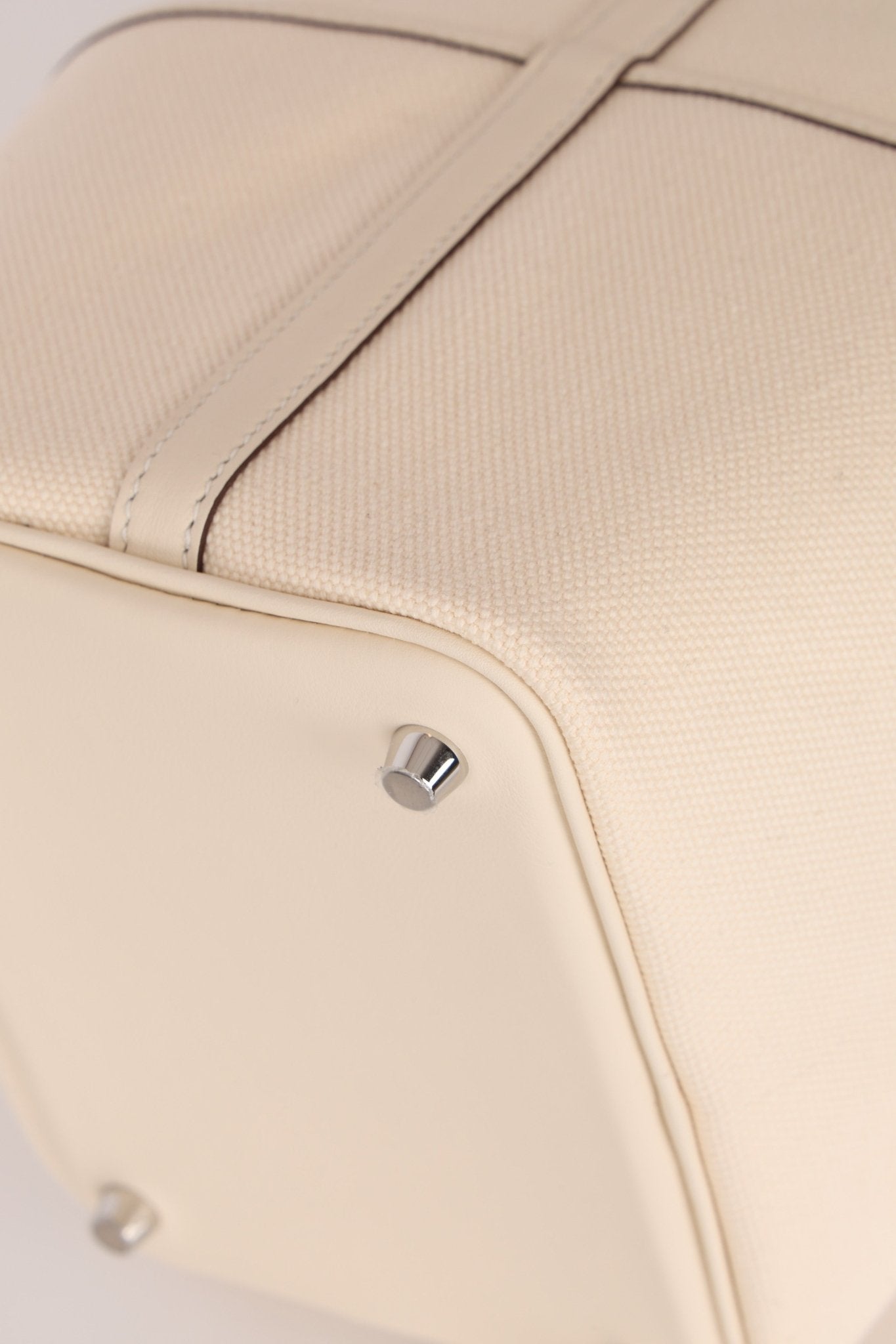 Hermès Nata Toile Goeland Swift Cargo Picotin 18 PHW - FashioNica