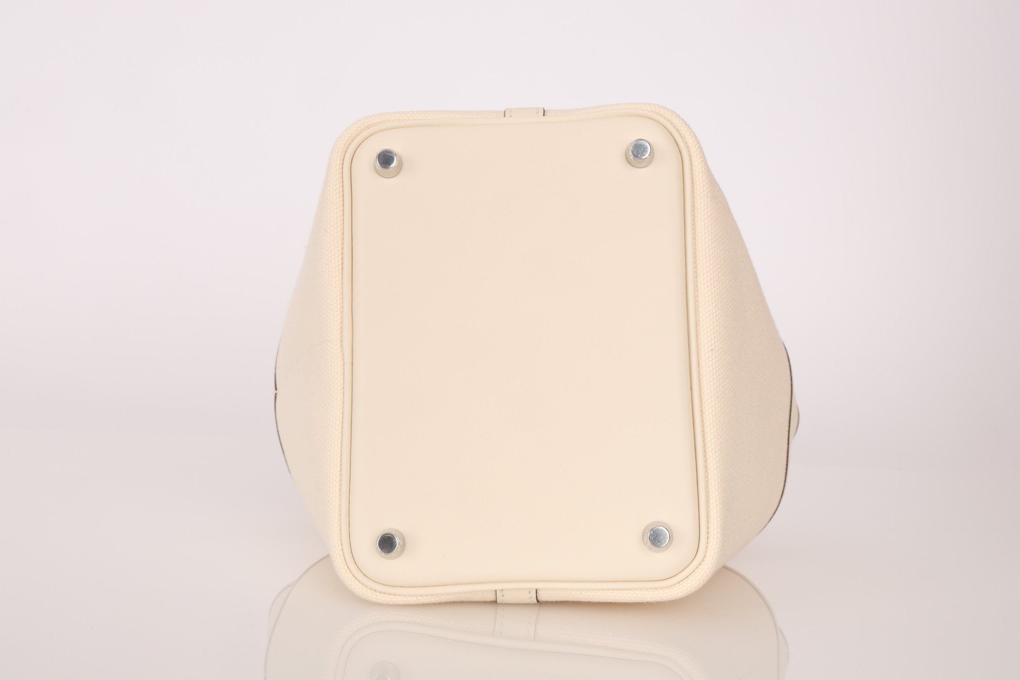 Hermès Nata Toile Goeland Swift Cargo Picotin 18 PHW - FashioNica