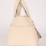 Hermès Nata Toile Goeland Swift Cargo Picotin 18 PHW - FashioNica