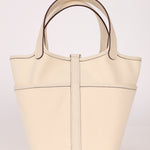 Hermès Nata Toile Goeland Swift Cargo Picotin 18 PHW - FashioNica