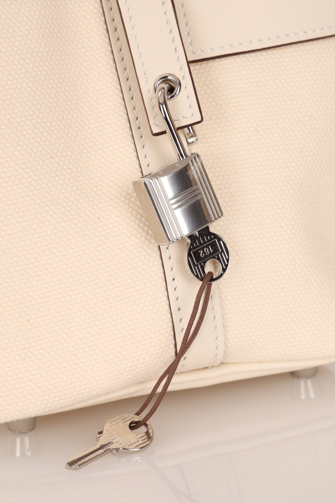 Hermès Nata Toile Goeland Swift Cargo Picotin 18 PHW - FashioNica