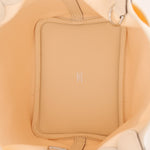 Hermès Nata Toile Goeland Swift Cargo Picotin 18 PHW - FashioNica