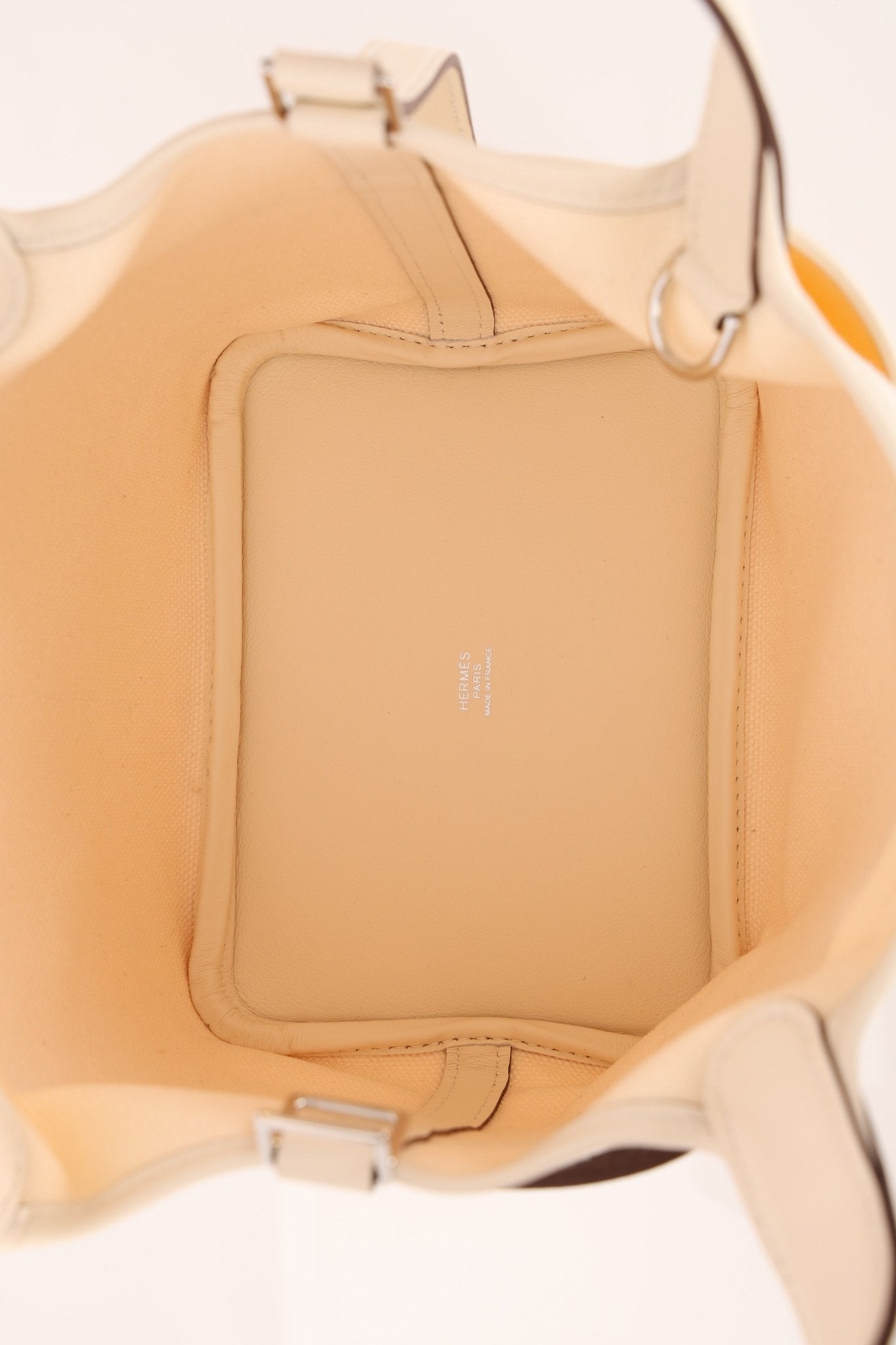 Hermès Nata Toile Goeland Swift Cargo Picotin 18 PHW - FashioNica