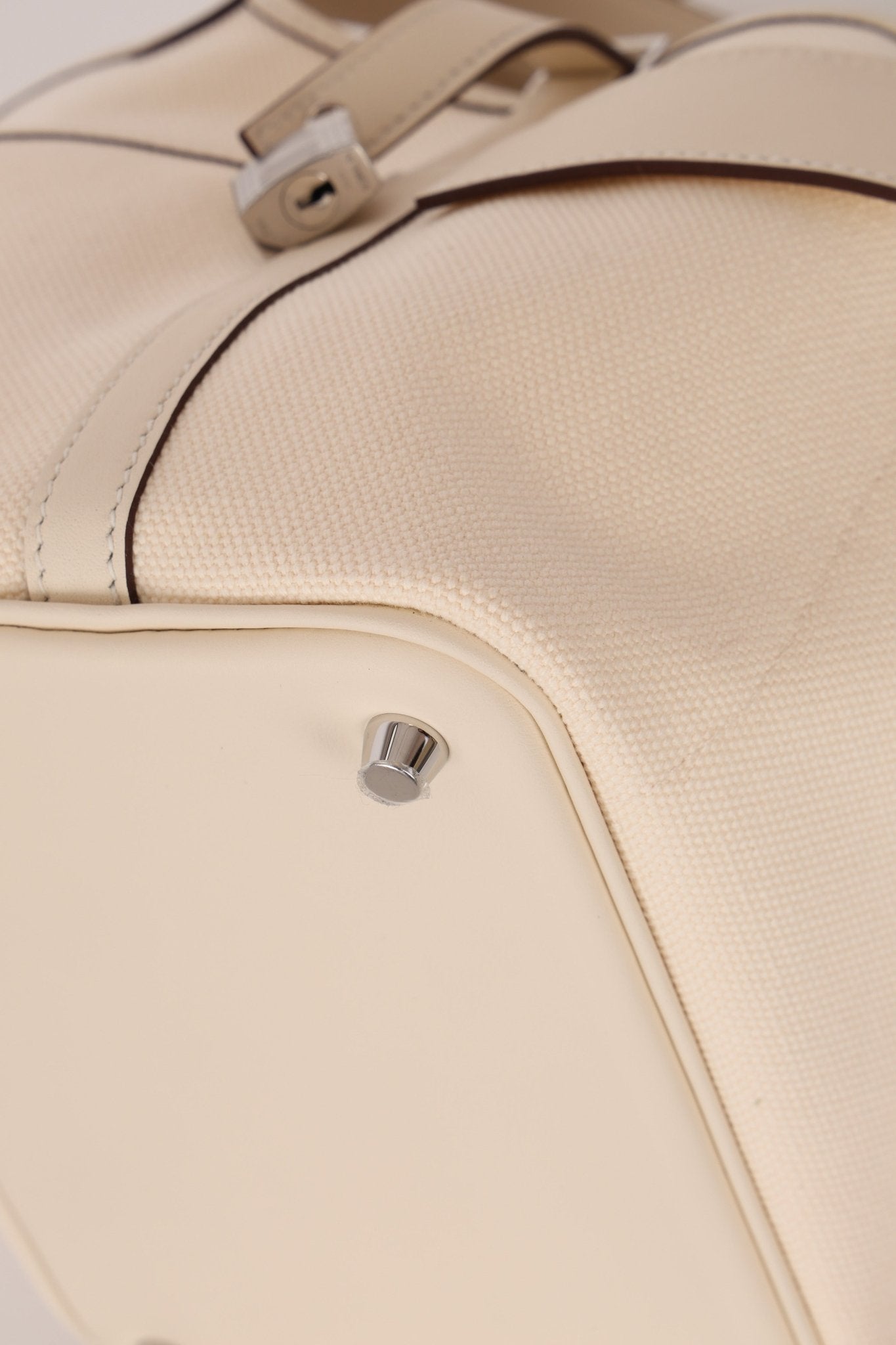 Hermès Nata Toile Goeland Swift Cargo Picotin 18 PHW - FashioNica