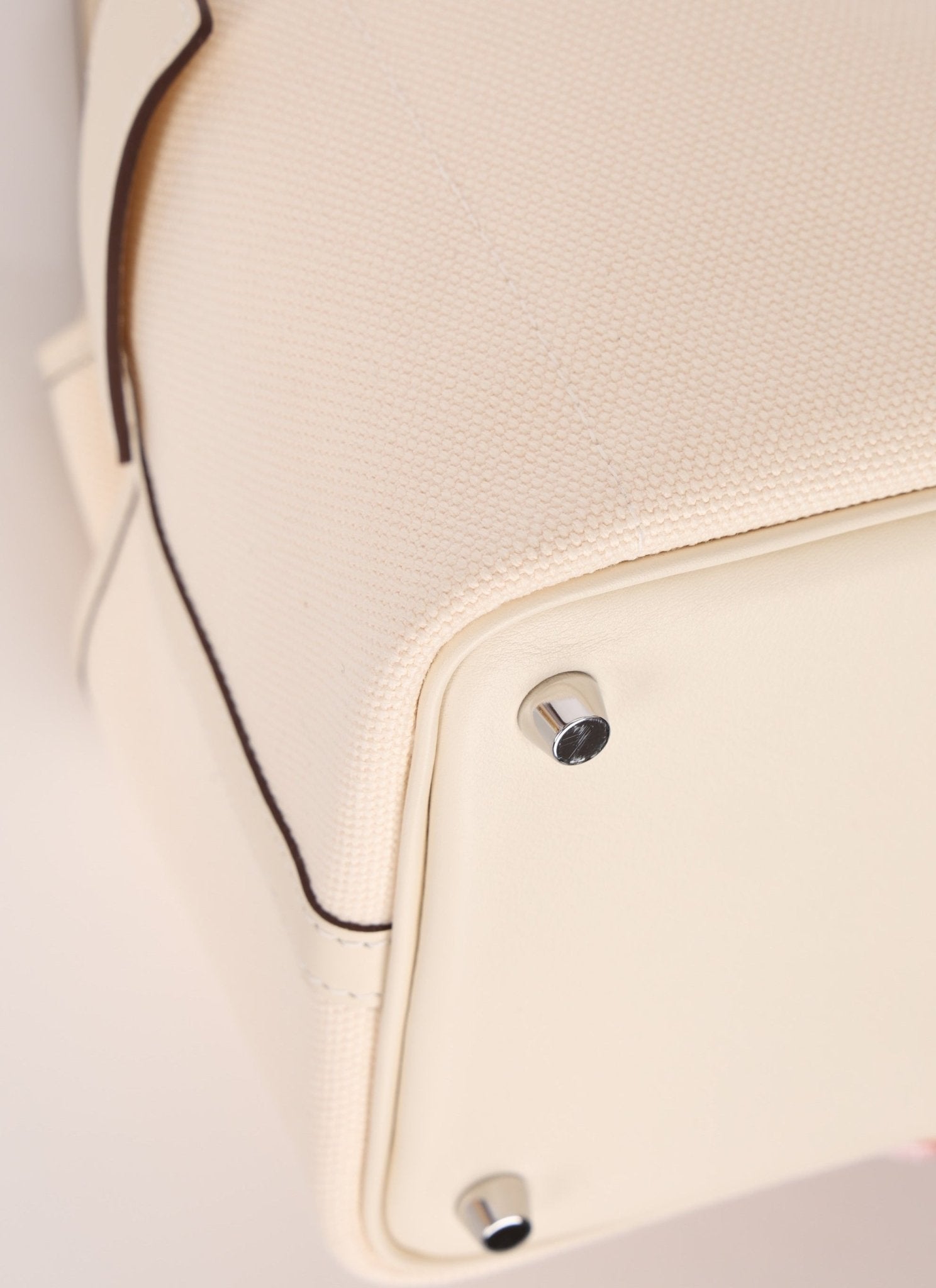 Hermès Nata Toile Goeland Swift Cargo Picotin 18 PHW - FashioNica