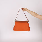 Hermès Orange Togo and Fauve Yeoh Bag PHW - FashioNica