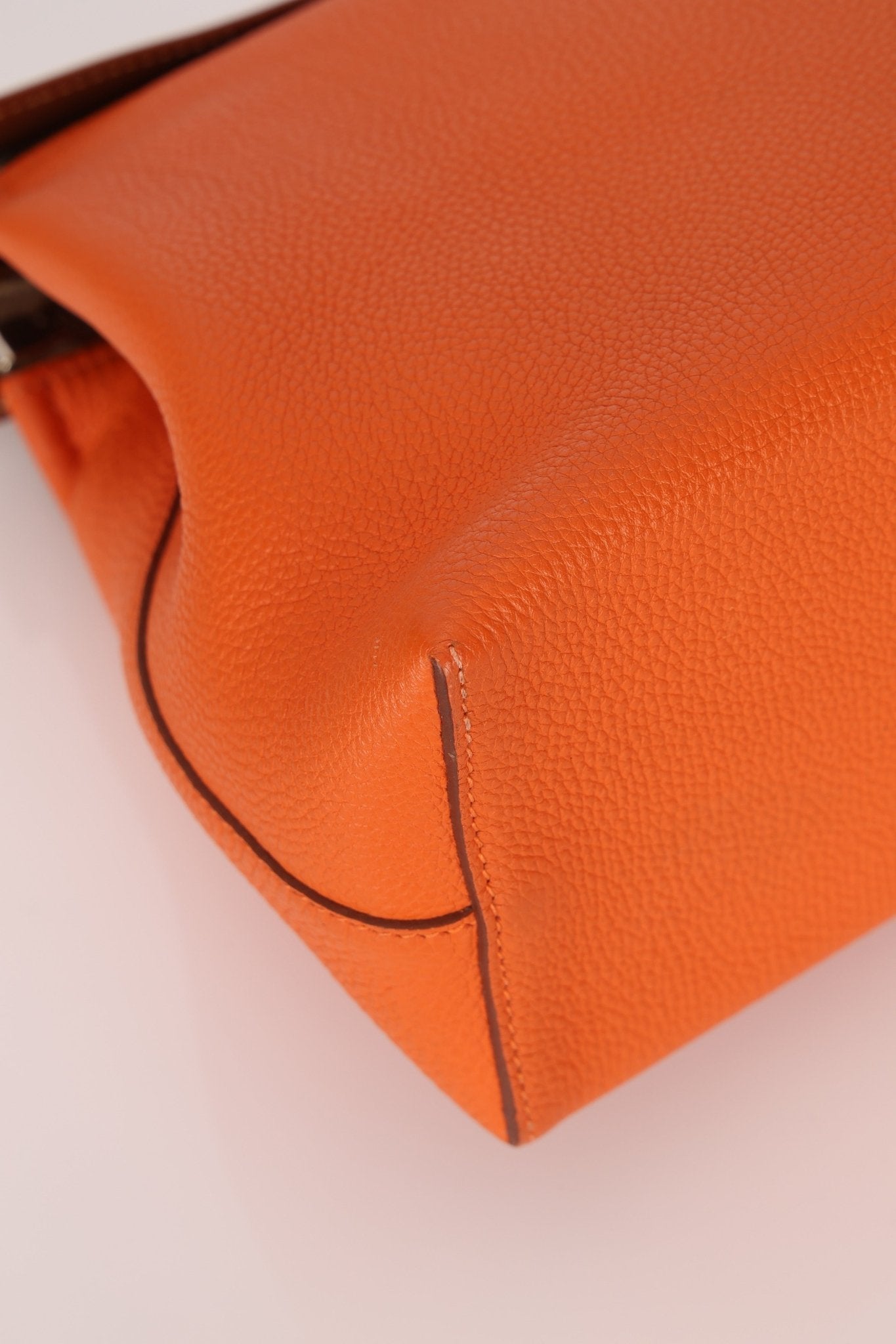 Hermès Orange Togo and Fauve Yeoh Bag PHW - FashioNica