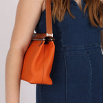 Hermès Orange Togo and Fauve Yeoh Bag PHW - FashioNica