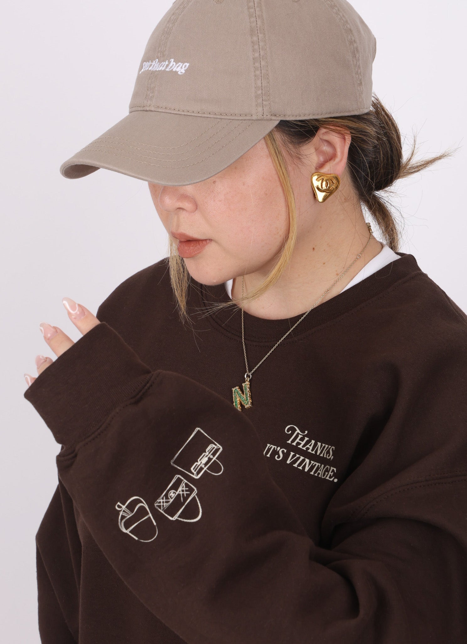 LARGE FashioNica Collector's Crewneck - Espresso - FashioNica