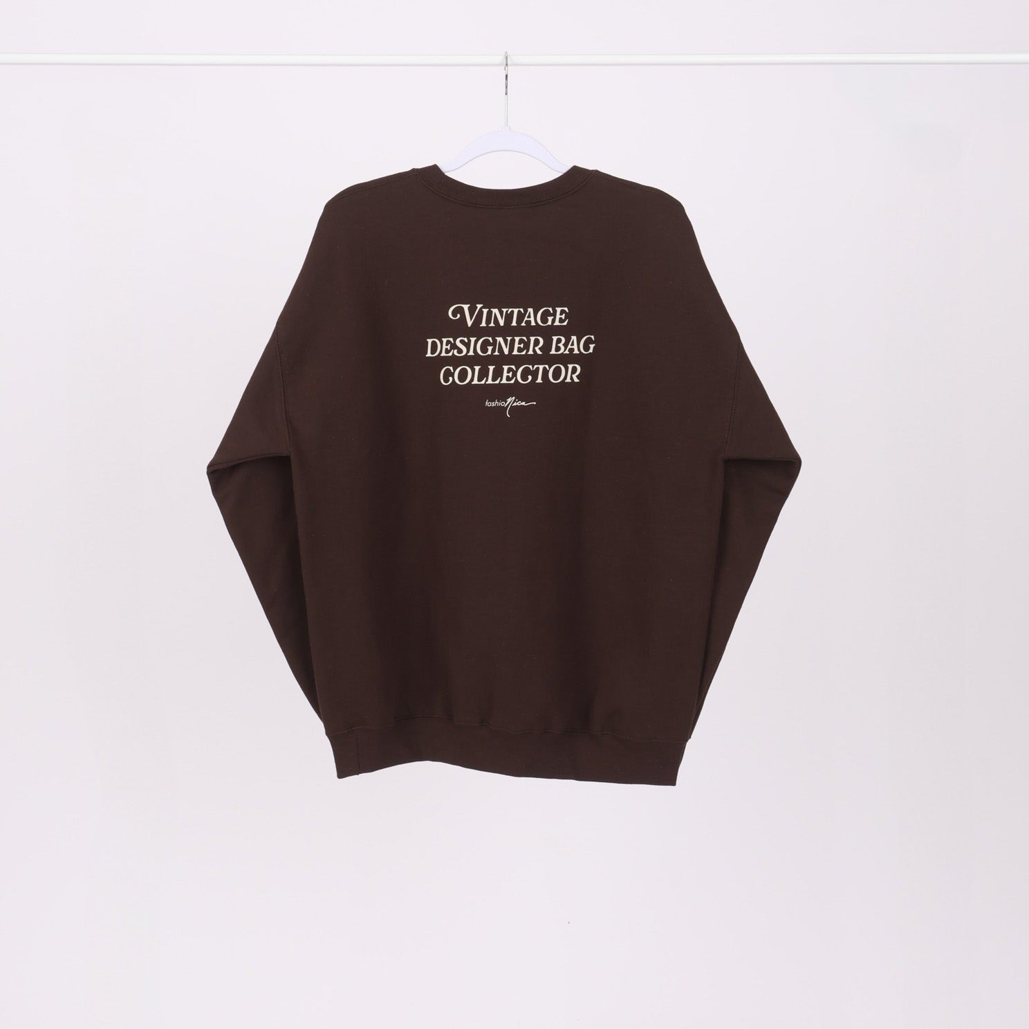 LARGE FashioNica Collector's Crewneck - Espresso - FashioNica