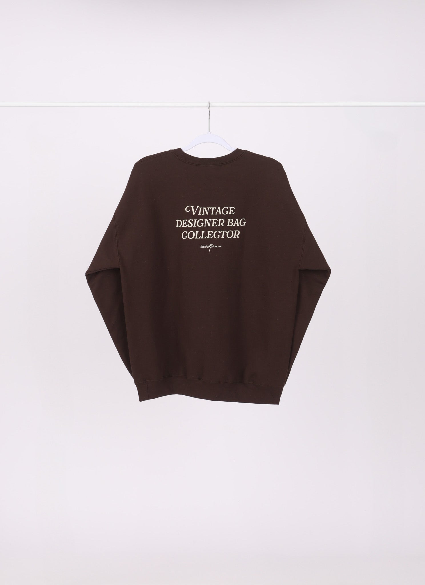 LARGE FashioNica Collector's Crewneck - Espresso - FashioNica