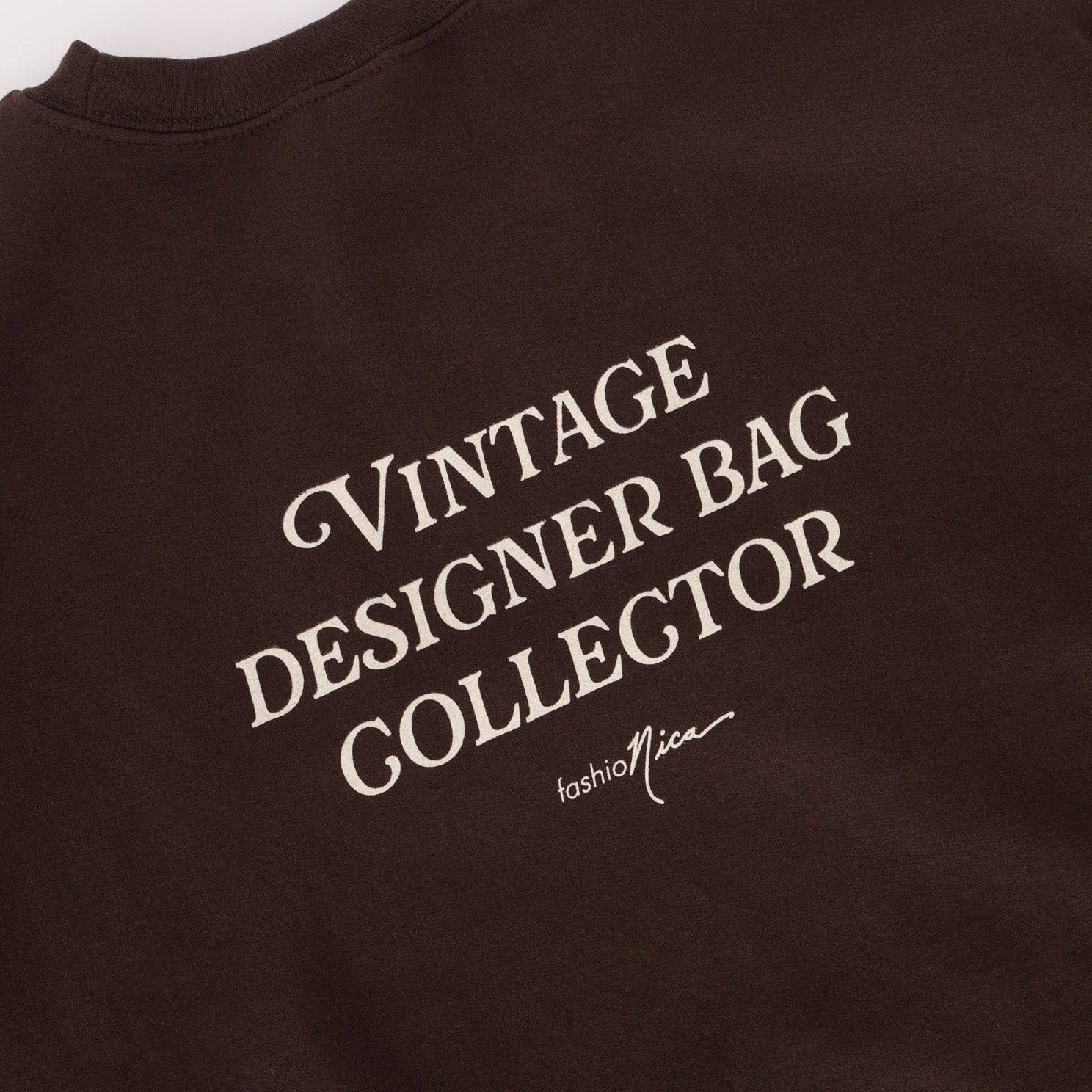 LARGE FashioNica Collector's Crewneck - Espresso - FashioNica