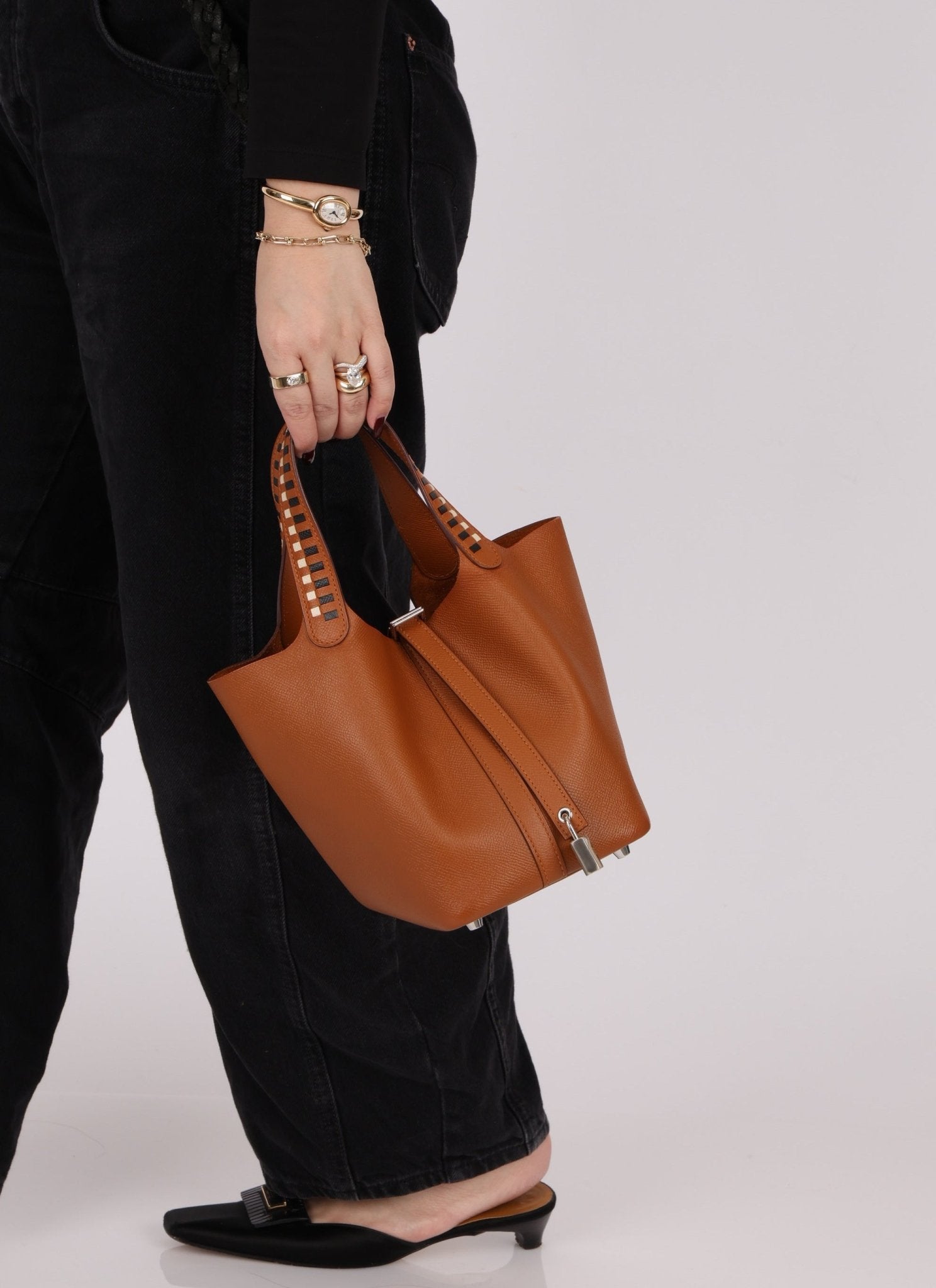 Limited Edition 2018 Hermès Tressage de Cuir Picotin 18 PHW - FashioNica