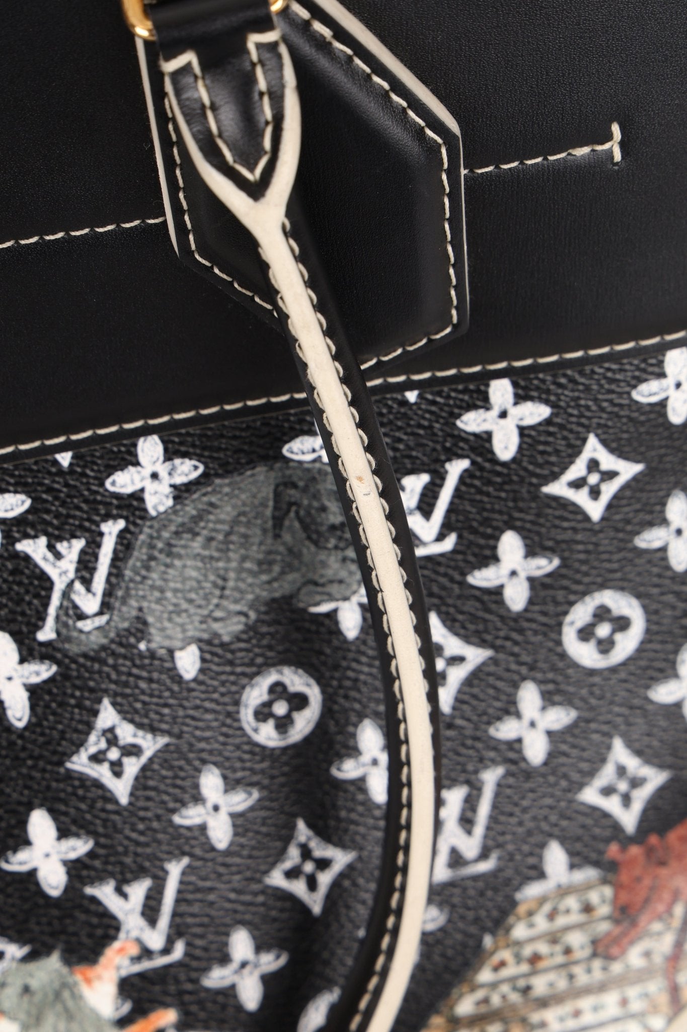 Limited Edition 2018 Louis Vuitton x Grace Coddington Catogram Alma MM - FashioNica