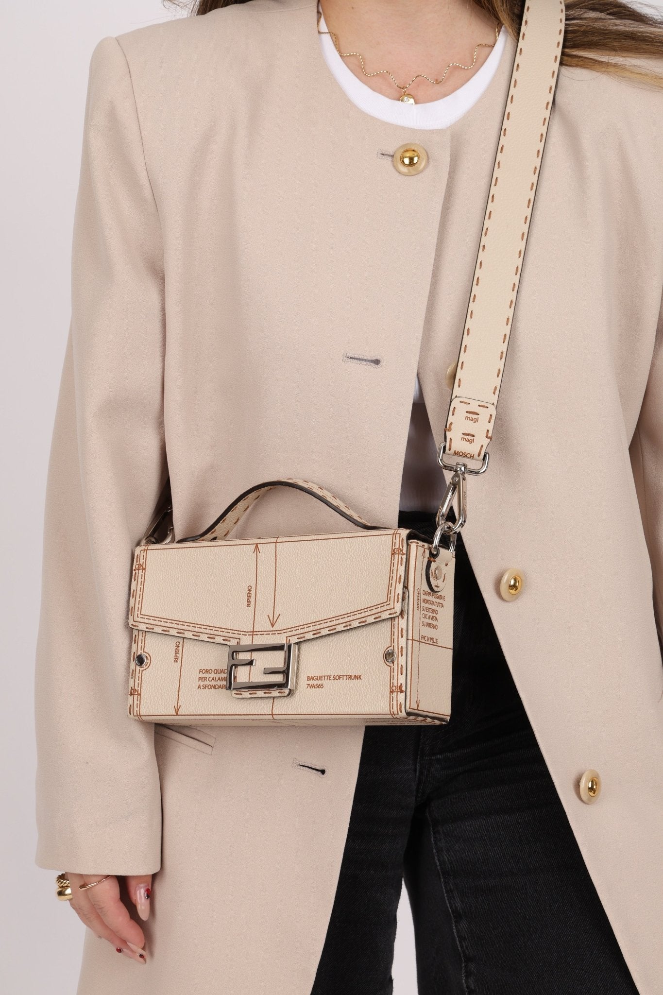 Limited Edition 2024 Fendi Factory Soft Trunk Baguette - FashioNica