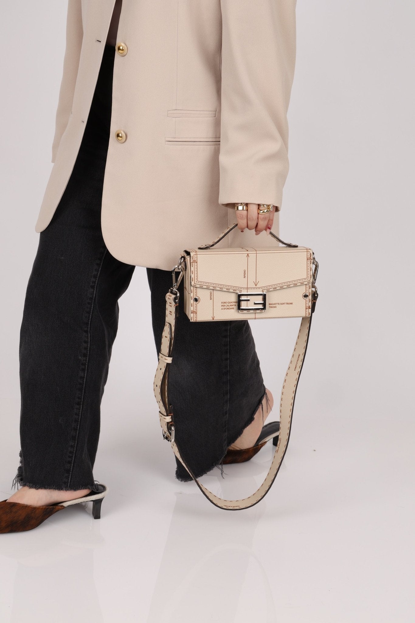 Limited Edition 2024 Fendi Factory Soft Trunk Baguette - FashioNica
