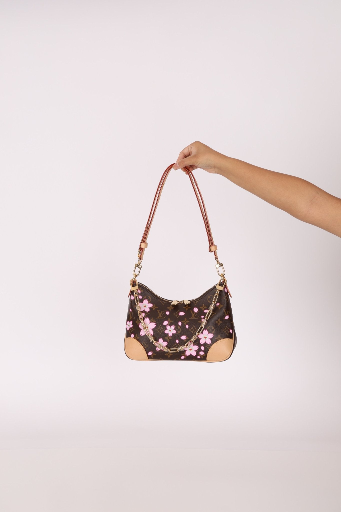 Limited Edition 2025 Louis Vuitton x Takashi Murakami Cherry Blossom Boulogne PM - FashioNica